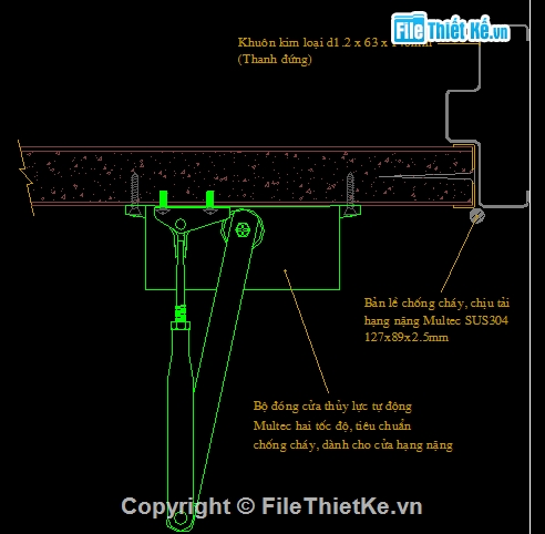 thiết kế cửa,bản vẻ thiết kế cửa chống cháy,thiết kế cửa chống cháy,cửa chống cháy